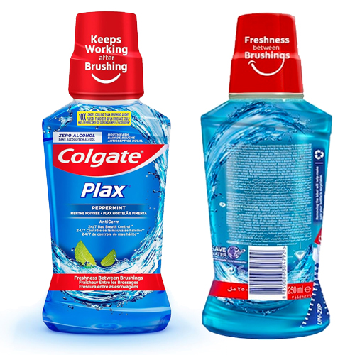  Colgate Plax Peppermint Mouthwash 12 X 250ml