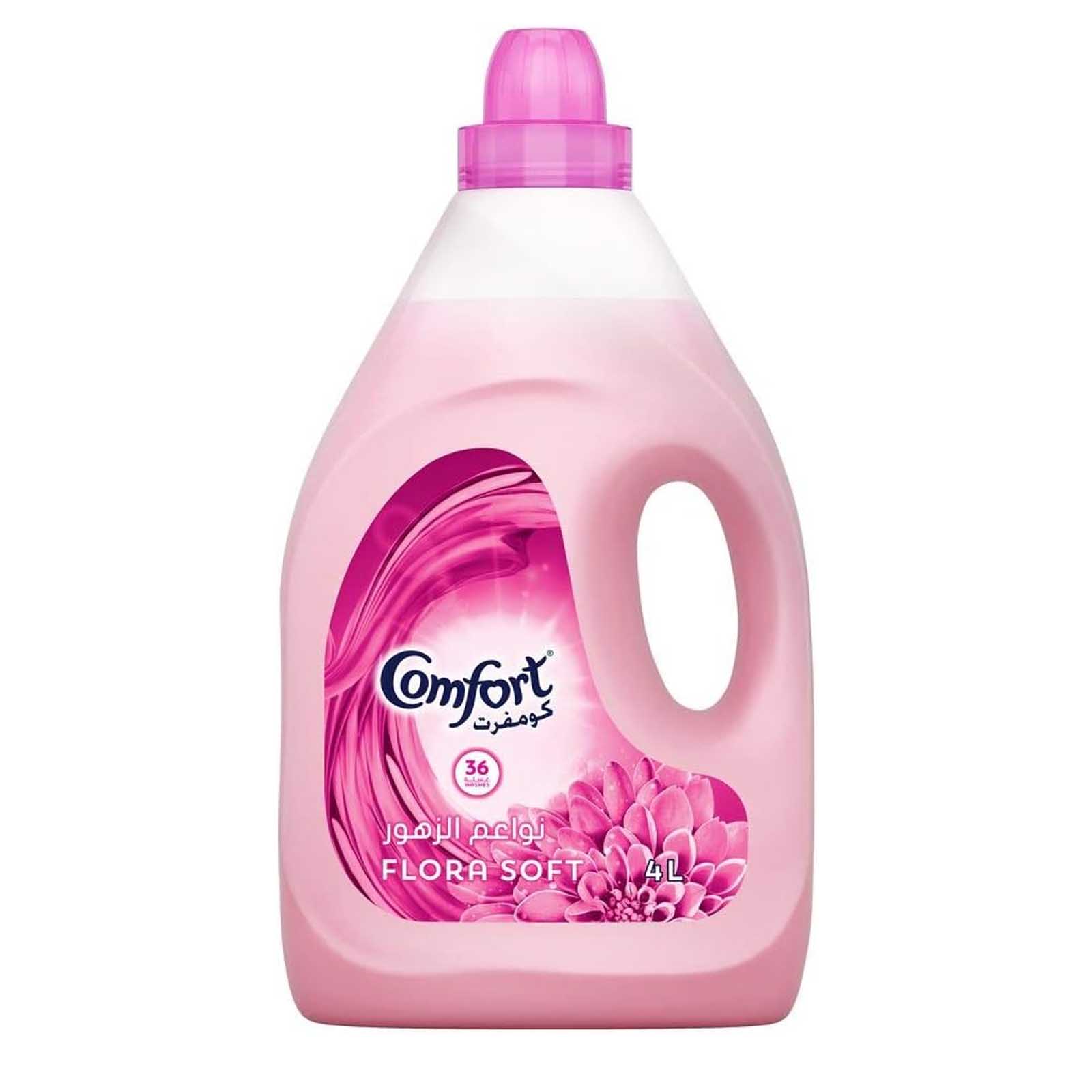 FABRIC SOFTENER FLORA SOFT COMFORT ( 4 LTR )