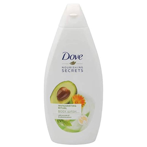  Dove Nourishing Secrets Invigorating Ritual Body Wash, Avocado Oil & Calendula Extract 12 X 500 ml