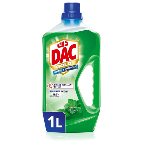 DISINFECTANT MULTI PURPOSE CLEANER PEPPERMINT & EUCALYPTUS GOLD DAC ( 1 LTR  )