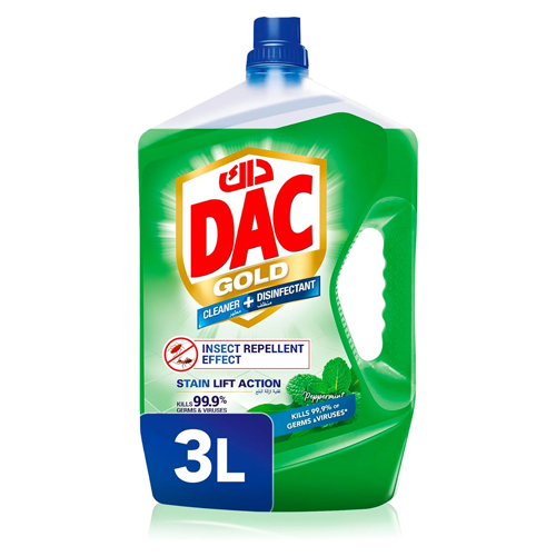 DISINFECTANT MULTI PURPOSE CLEANER PEPPERMINT & EUCALYPTUS GOLD DAC ( 3 LTR  )