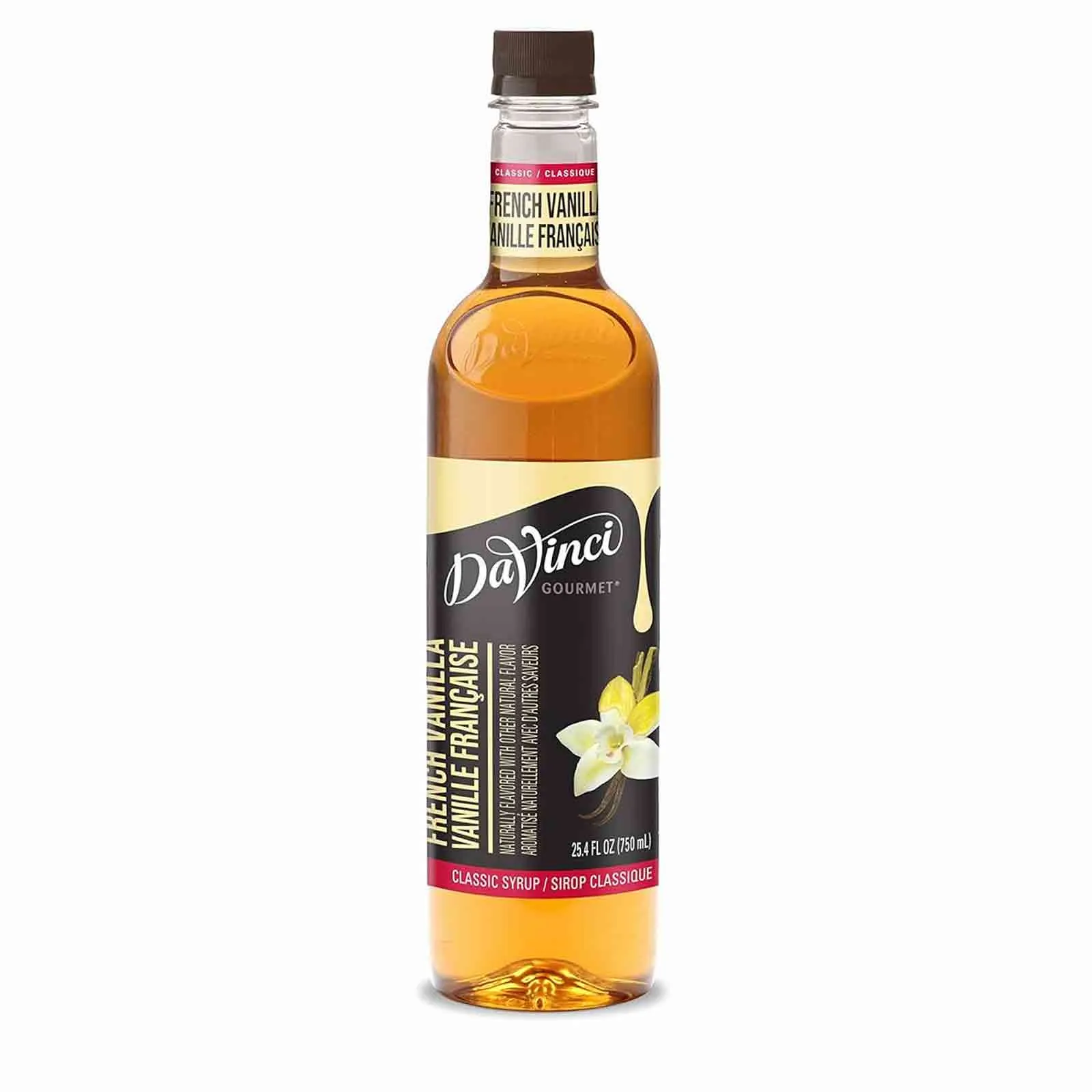 SYRUP CLASSIC FRENCH VANILLA DAVINCI GOURMET ( 750 ML )