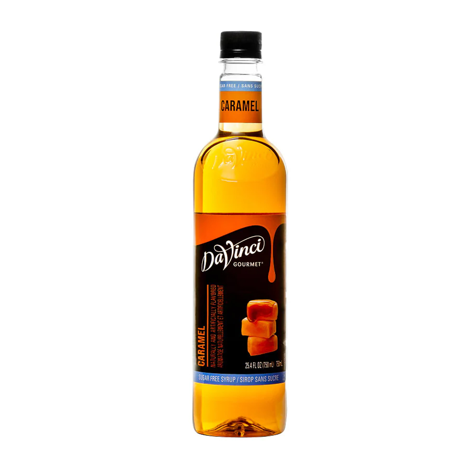 SYRUP CARAMEL SUGAR FREE DAVINCI GOURMET ( 750 ML )