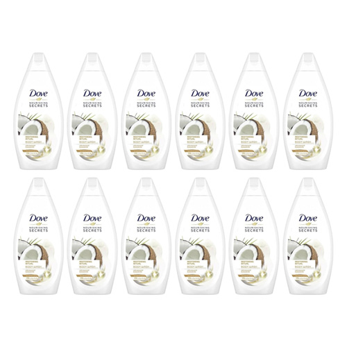  Dove Restoring Ritual Body Wash - Coconut Oil and Almond Milk 12 X 500 ml