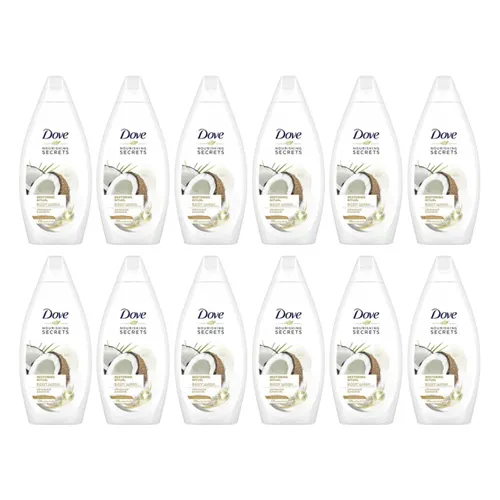  Dove Restoring Ritual Body Wash - Coconut Oil and Almond Milk 12 X 500 ml