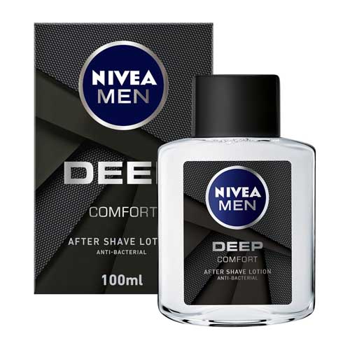 AFTER SHAVE LOTION ANTI BACTERIAL BLACK CARBON DEEP MEN NIVEA ( 100 ML )