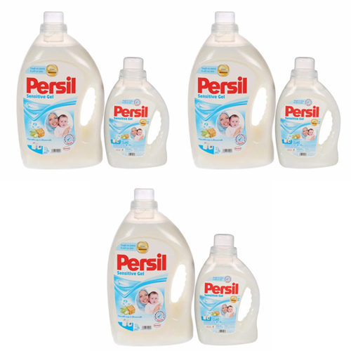  Persil Sensitive Baby Liquid Laundry Detergent 3 x 3+1L