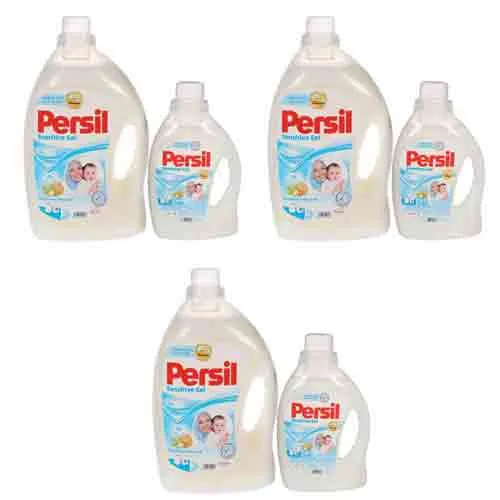 Persil Sensitive Baby Liquid Laundry Detergent 3 x 3+1L