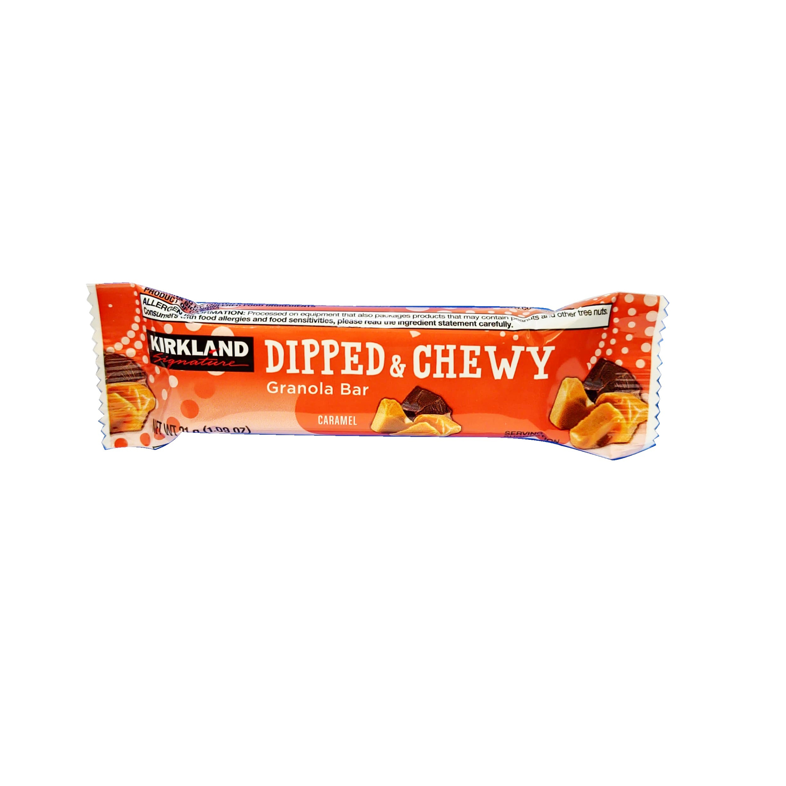  Kirkland Signature Dipped And Chewy Caramel Granola Bars 31 Gm