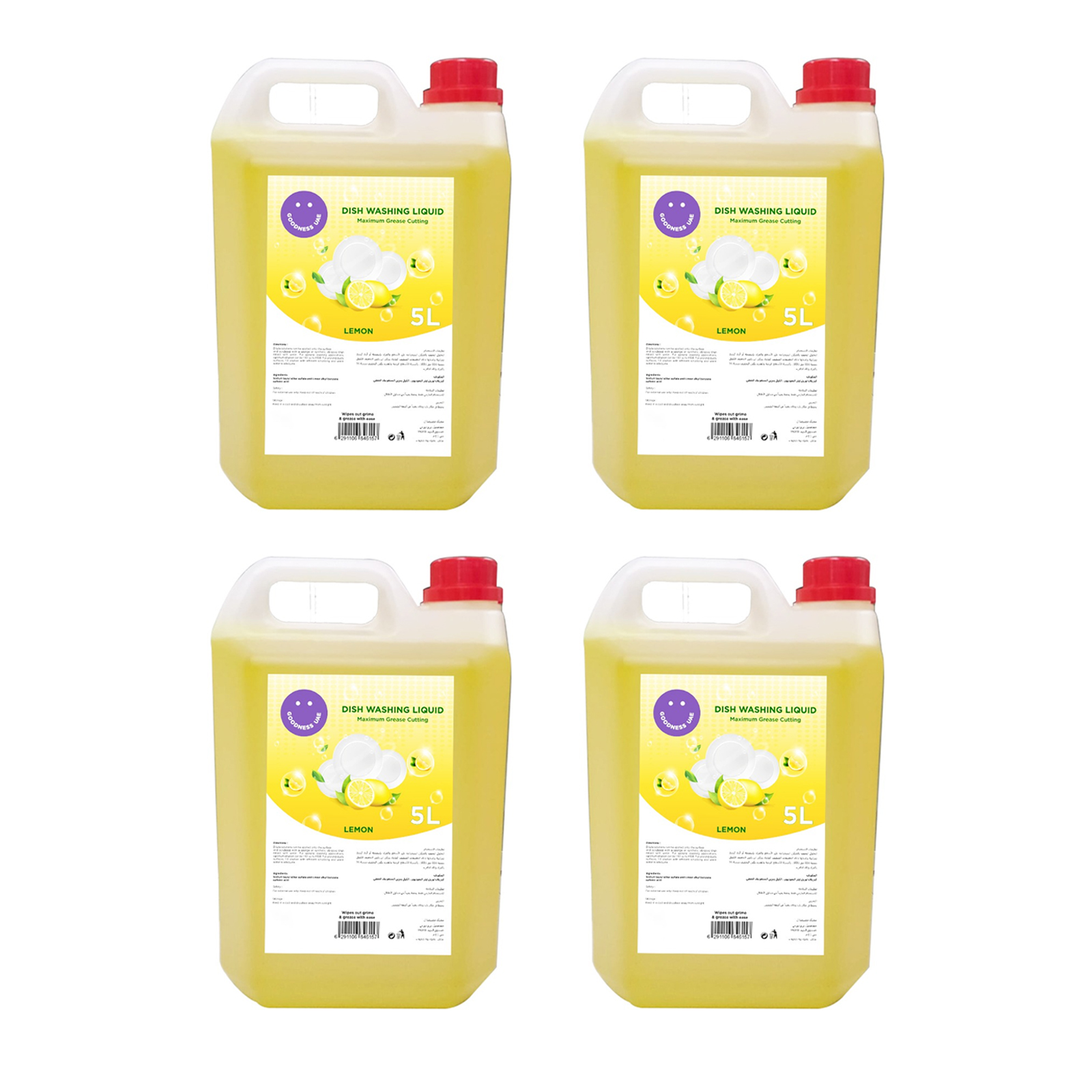  Goodness Dishwashing Liquid Lemon 4x 5 L