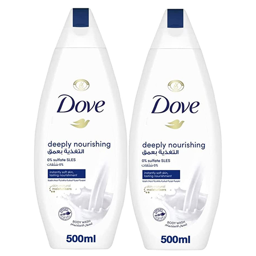  Dove Nourishing Deeply Body Wash 2 x 500 ml