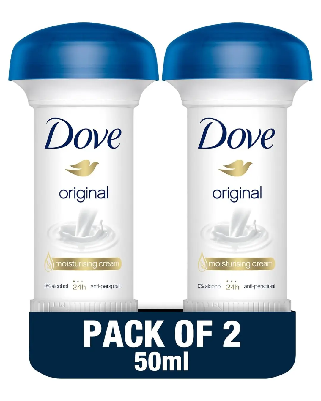 CREAM MOISTURISING ORIGINAL DOVE ( 2 X 50 ML )