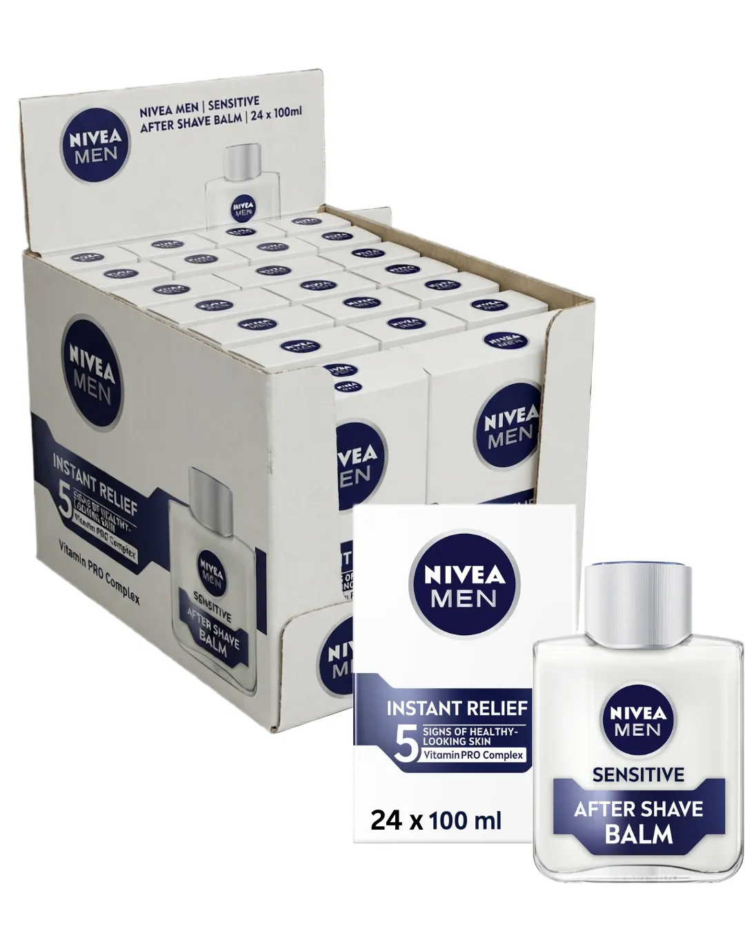 AFTER SHAVE BALM COOLING SENSITIVE NIVEA (24 X 100 ML)