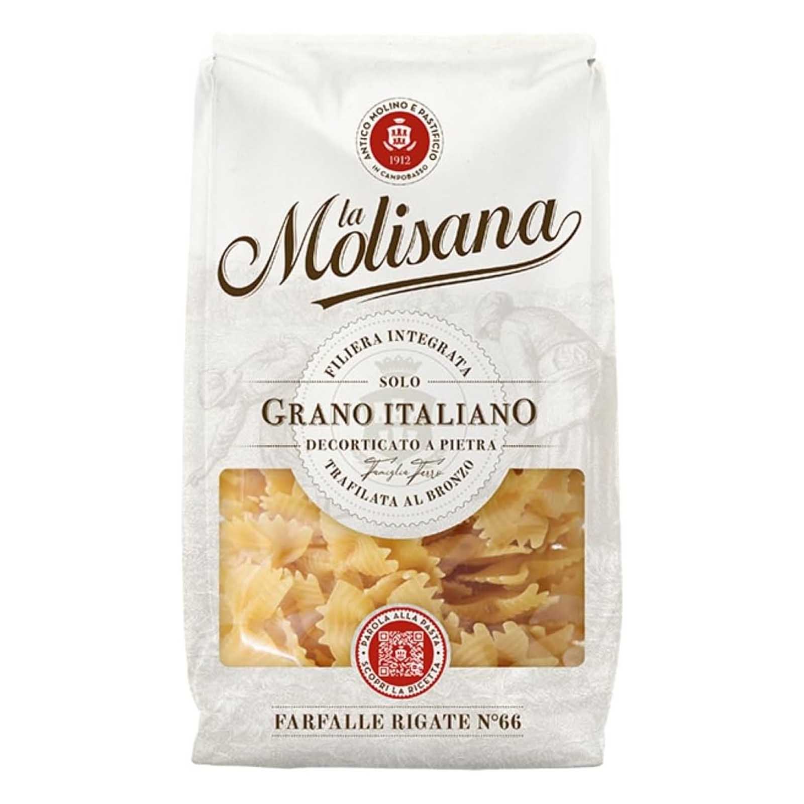 FARFALLE RIGATE N66 LA MOLISANA ( 500 GM )