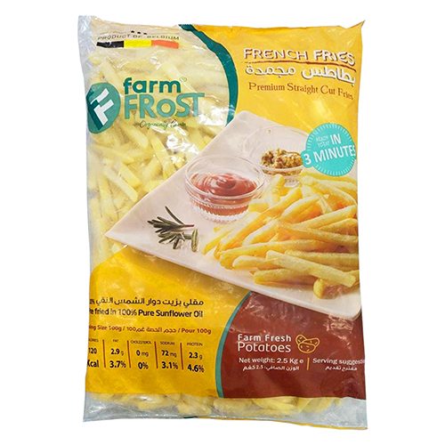  Farm Frost Premium Frozen French Fries 4 x 2.5 Kg