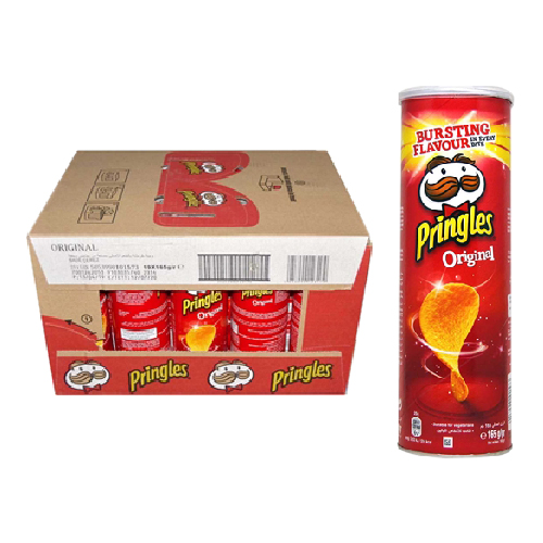 CHIPS ORIGINAL PRINGLES (19 X 165 gm)