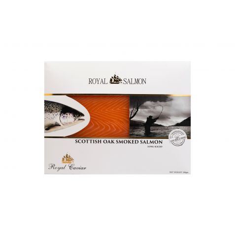  Royal Caviar Smoked Salmon Frozen Fish 100gm