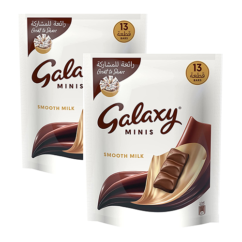  Galaxy Minis Smooth Milk Chocolate 13 Pc 2 x 162.5 g