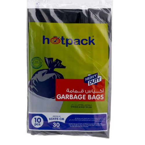  Hot Pack Bio Garbage Bag HD 65 x 95 Cm ( 30 X 10 pcs ) 