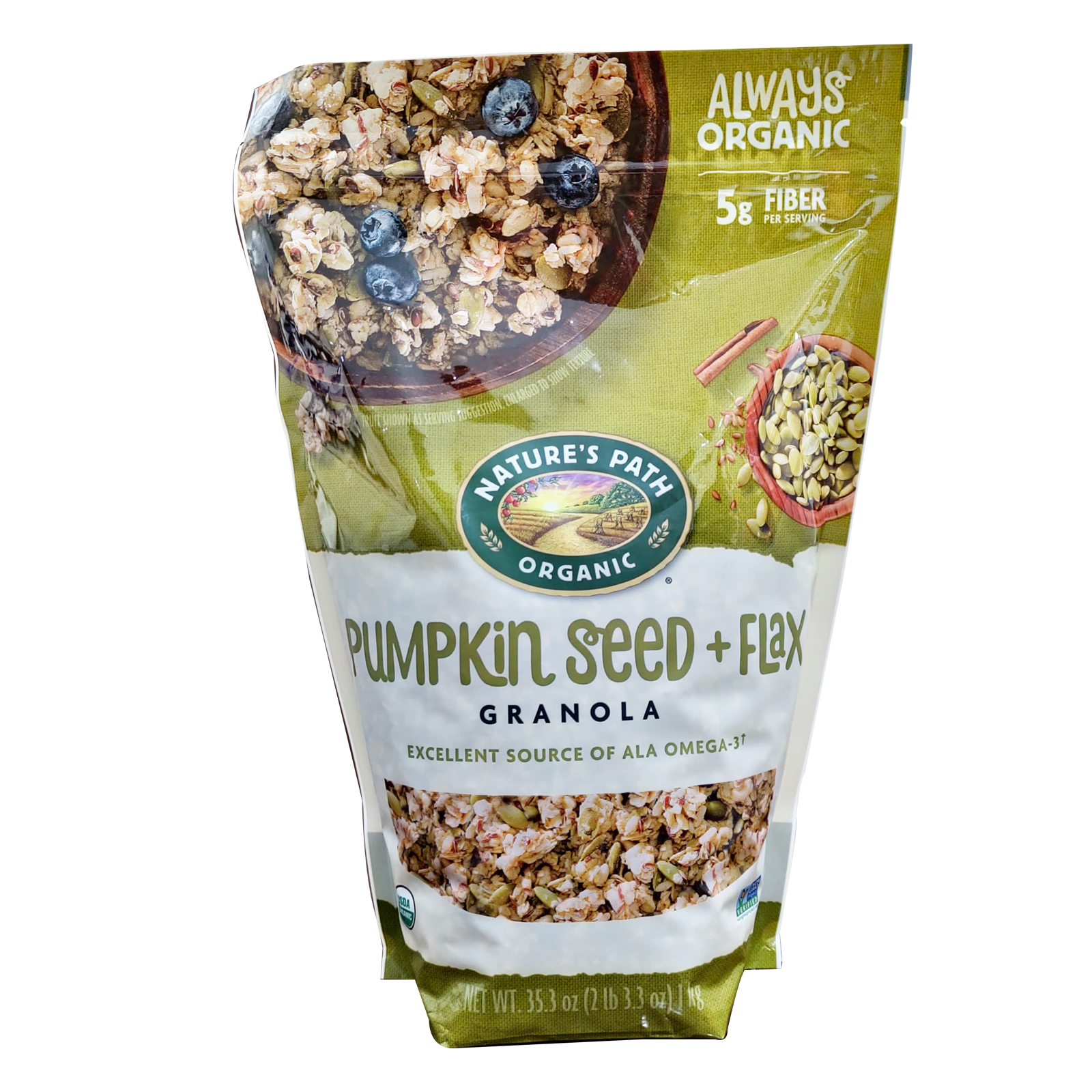  Natures Path Granola with Pumpkin Seed and Flax, 1 kg