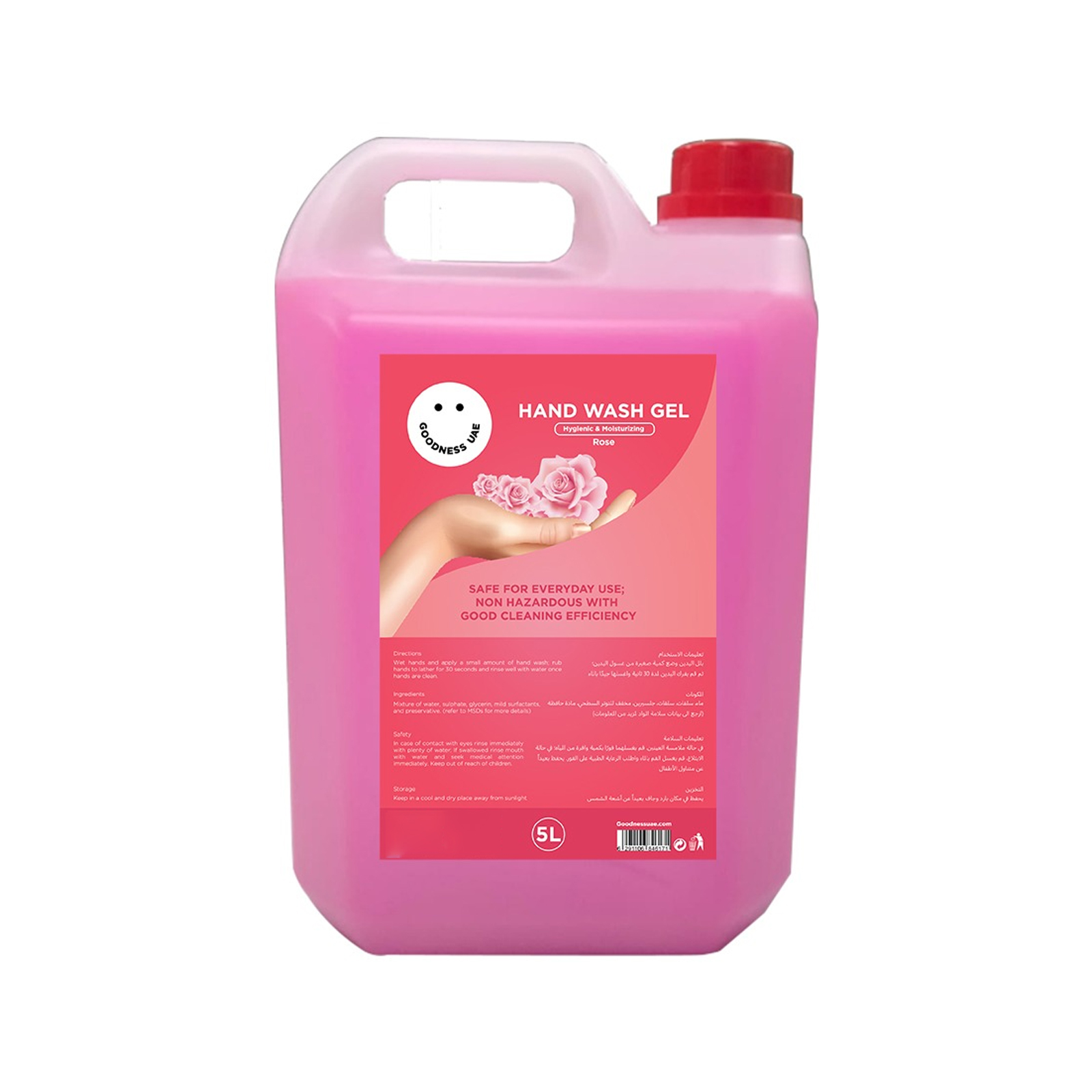 HAND WASH GEL ROSE GOODNESS ( 5 LTR )