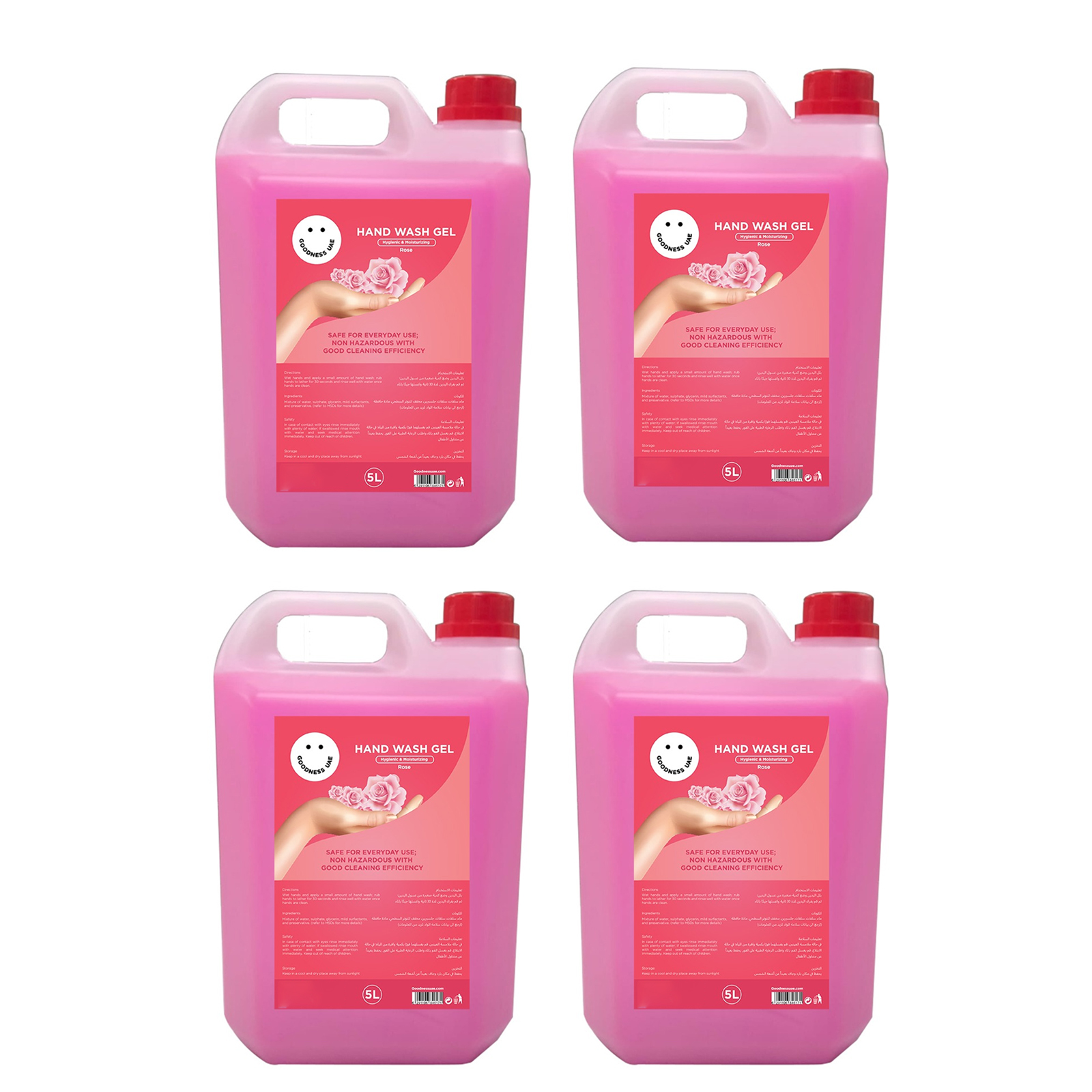  Goodness Hand WAsh Gel Rose 4 x 5 L