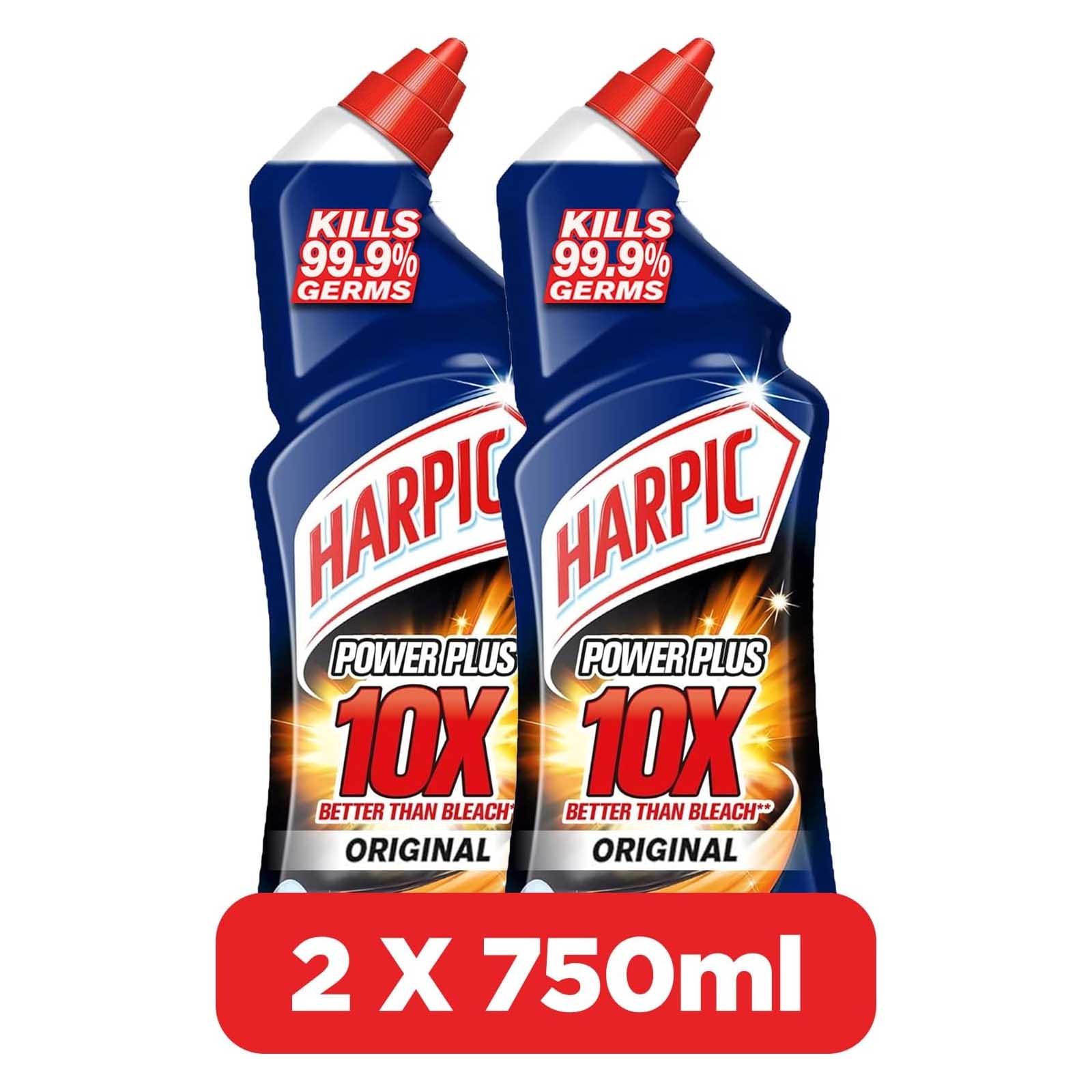 TC LIQUID POWER PLUS 10X ORIGINAL HARPIC (2 X 750 ML)