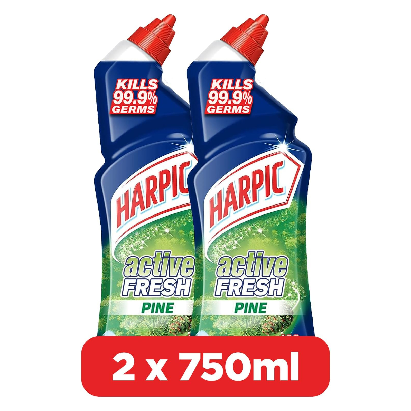 HARPIC ACTIVE FRESH PINE ( 2 X 750 ML )