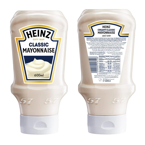  Heinz Mayonnaise Top Down Squeezy Bottle 12 X 600ml