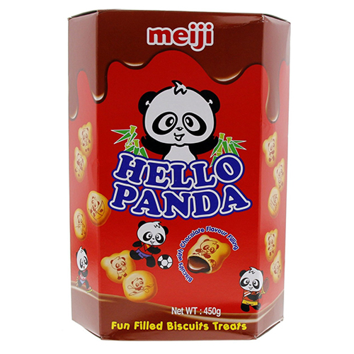 BISCUIT WITH CHOCOLATE FILLING HELLO PANDA (  450 GM )