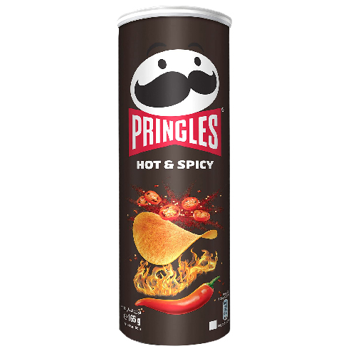 CHIPS HOT & SPICY PRINGLES (165 GM)