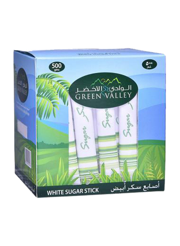  Green Valley White Sugar Sticks 100 x 500 Gm