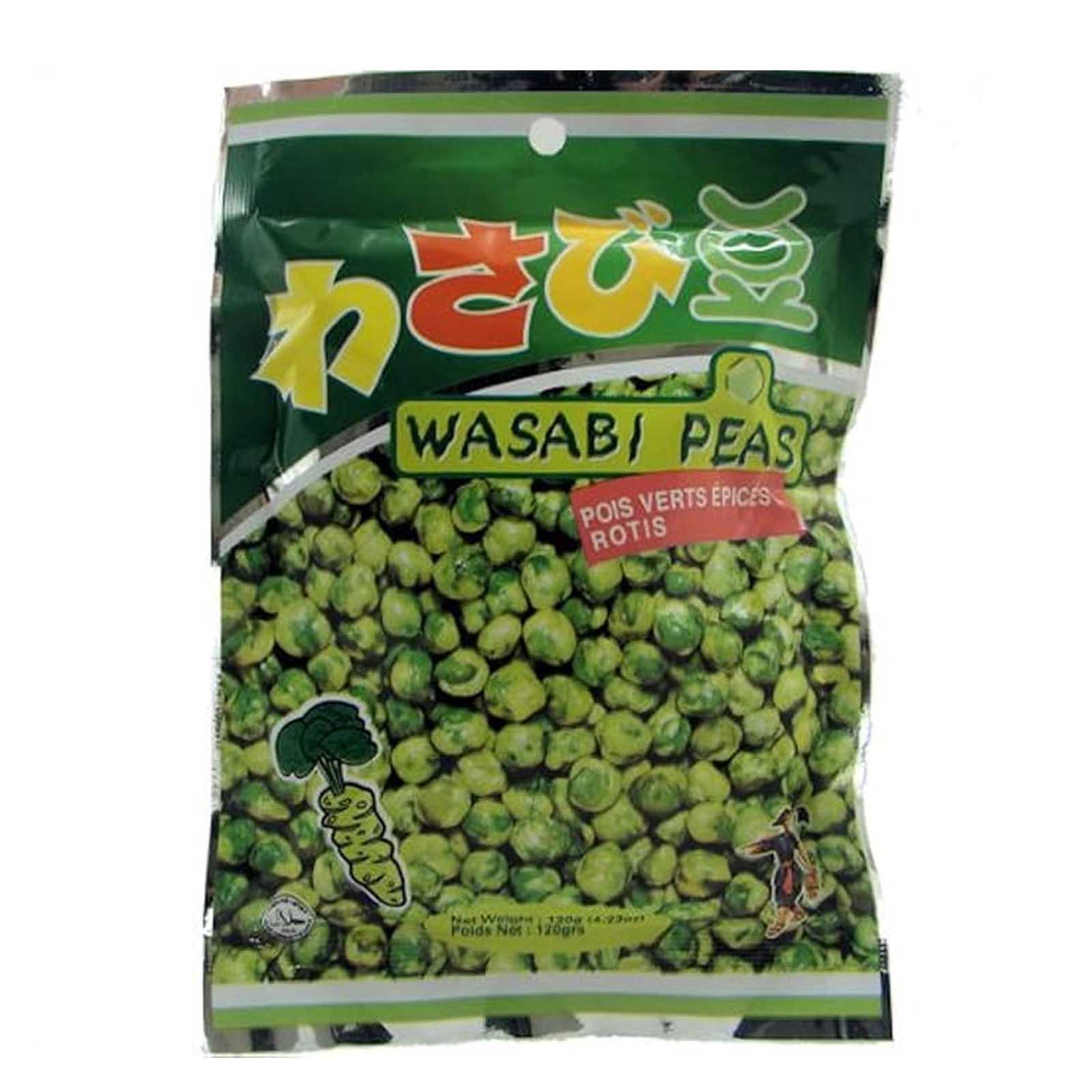 GREEN PEAS WASABI ROASTED HOT IMOTO (120 GM)