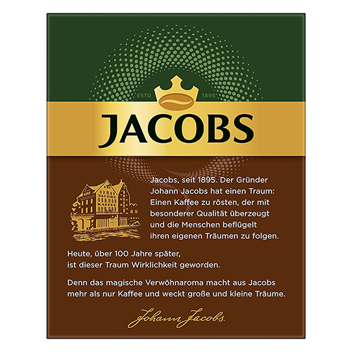  Jacobs Espresso Ground Coffee Sticks 25 Pcs