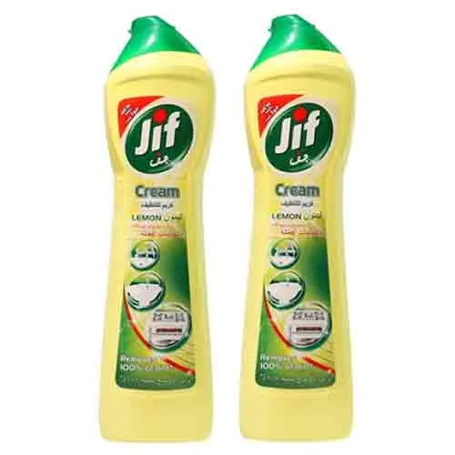 CLEANER CREAM WITH MICRO CRYSTALS LEMON JIF (2 X 500 ML)