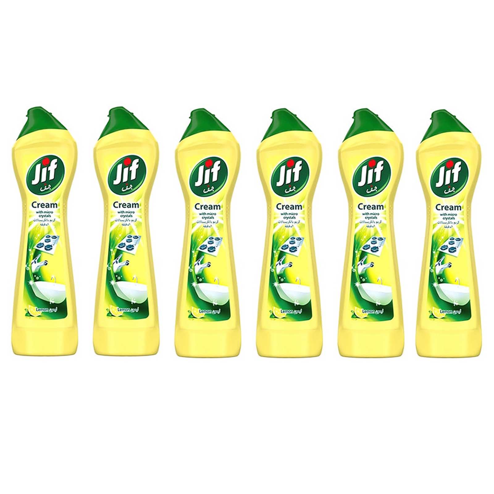  Jif Lemon Cleaner Cream With Micro Crystals 6 x 500 ml
