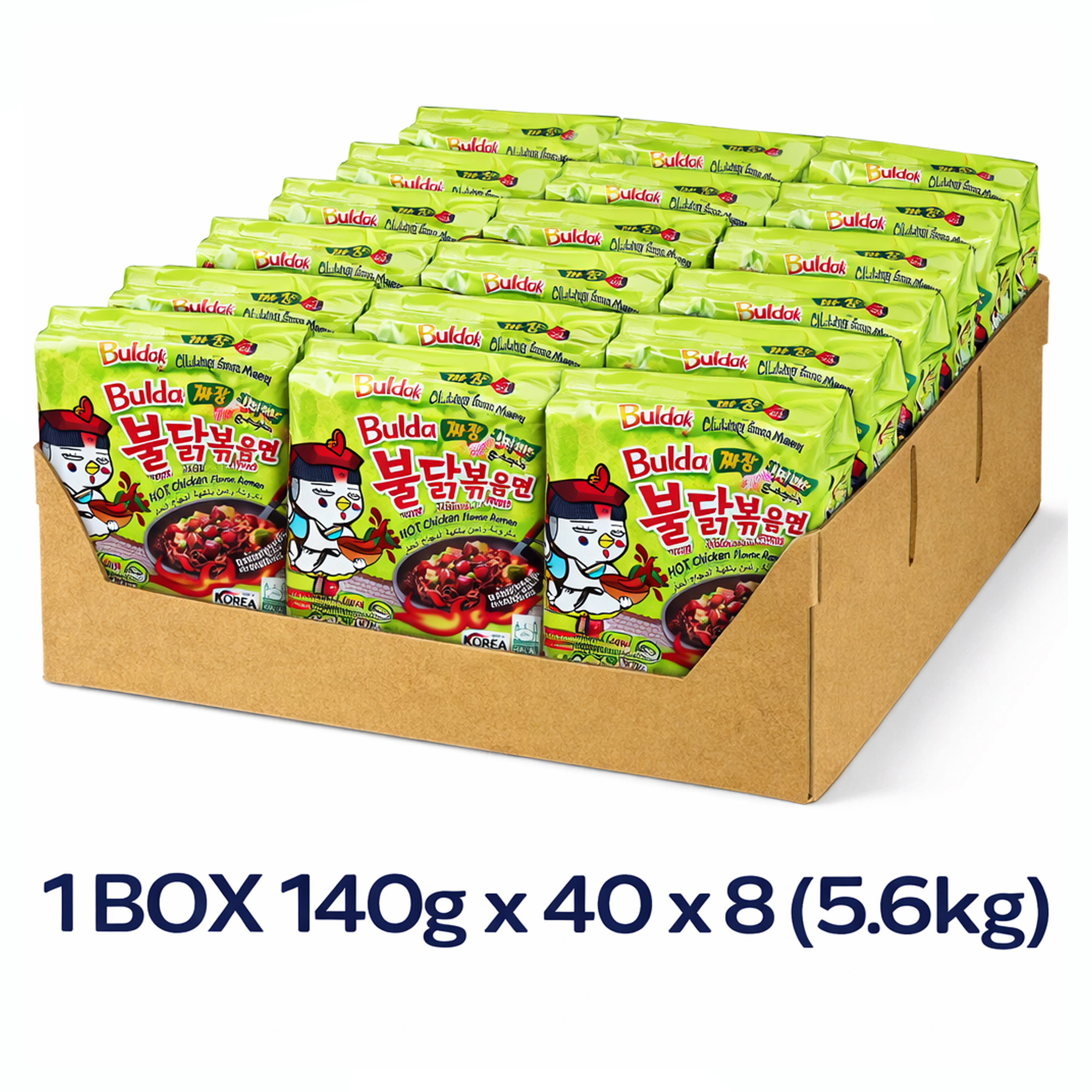 NOODLES JJAJANG HOT CHICKEN SAMYANG ( 8 X 5 X 140 GM )