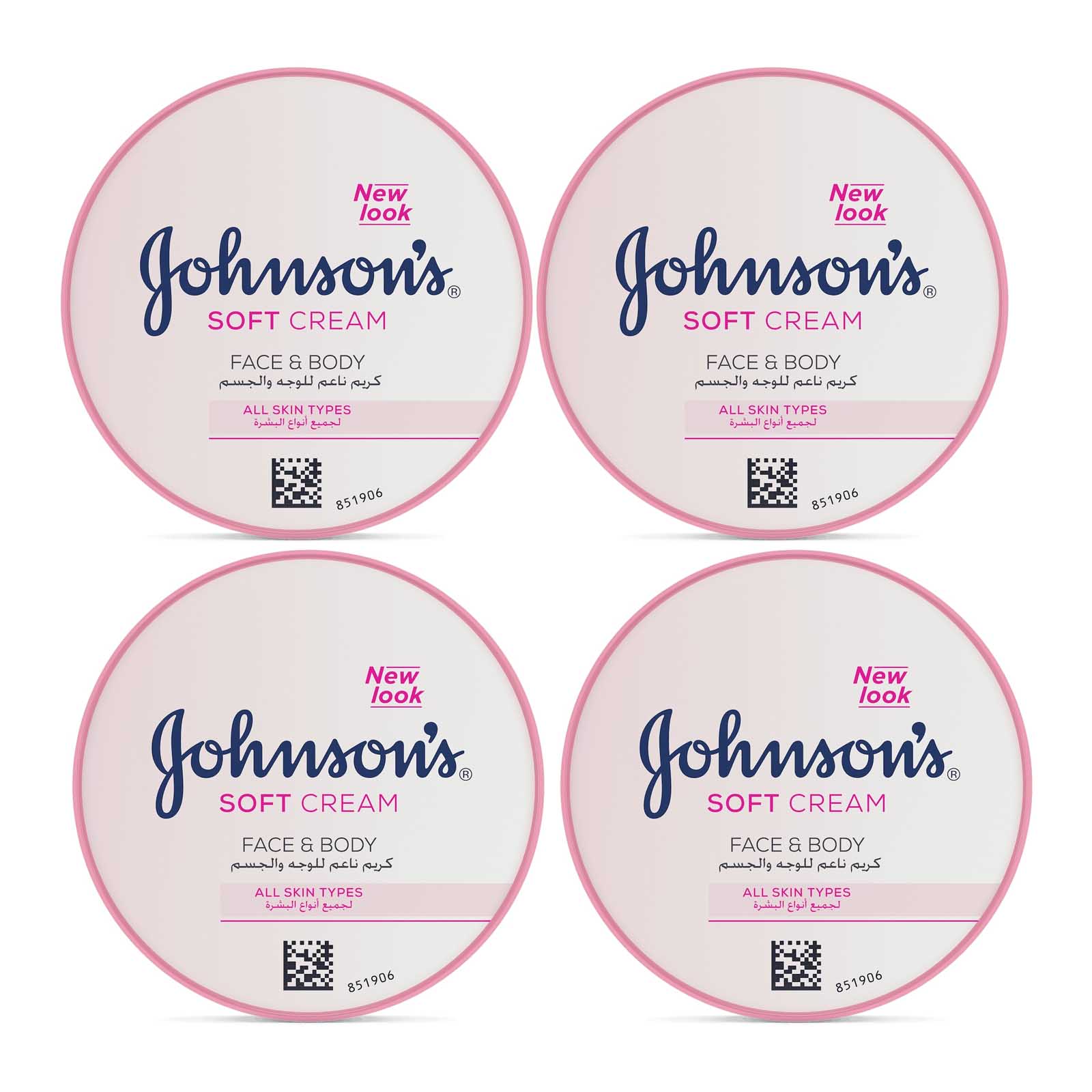 CREAM SOFT JOHNSON (4 X 200 ML)