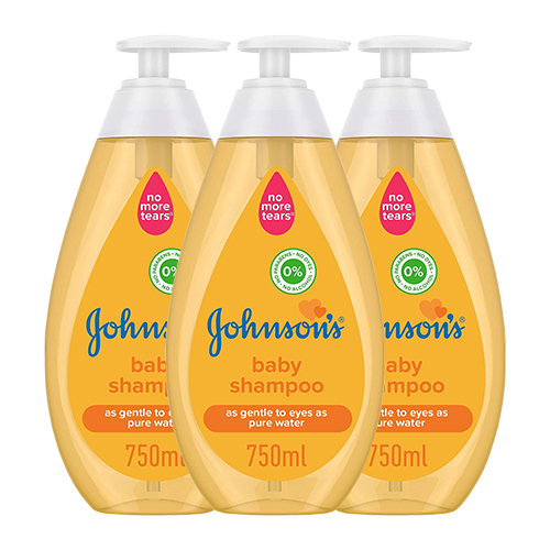  Johnsons Baby Shampoo 3 x 750 ml