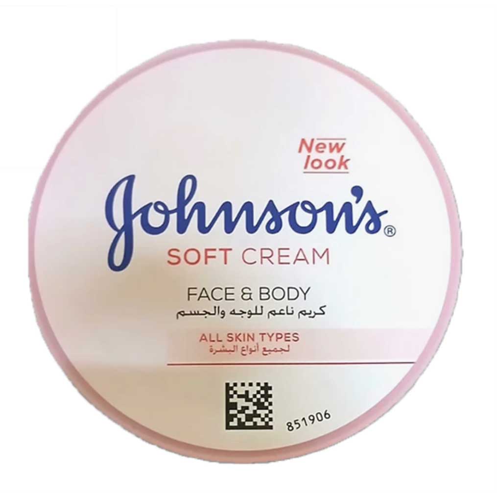 CREAM SOFT FACE & BODY JOHNSONS ( 200 ML )