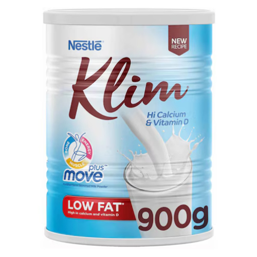 MILK POWDER LOW FAT TIN NESTLE KLIM ( 900 GM )