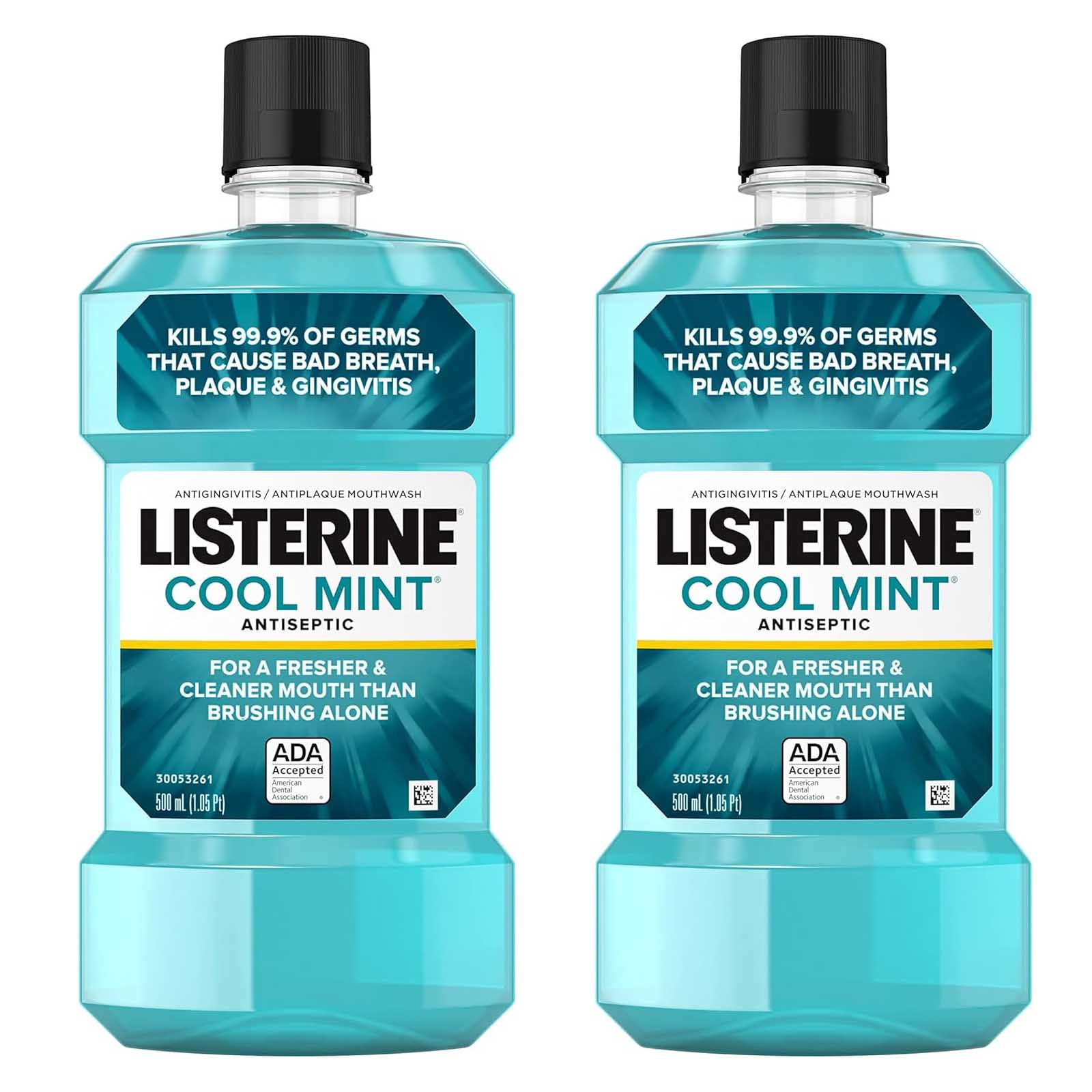 MOUTH WASH COOL MINT LISTERINE ( 2 X 500 ML )