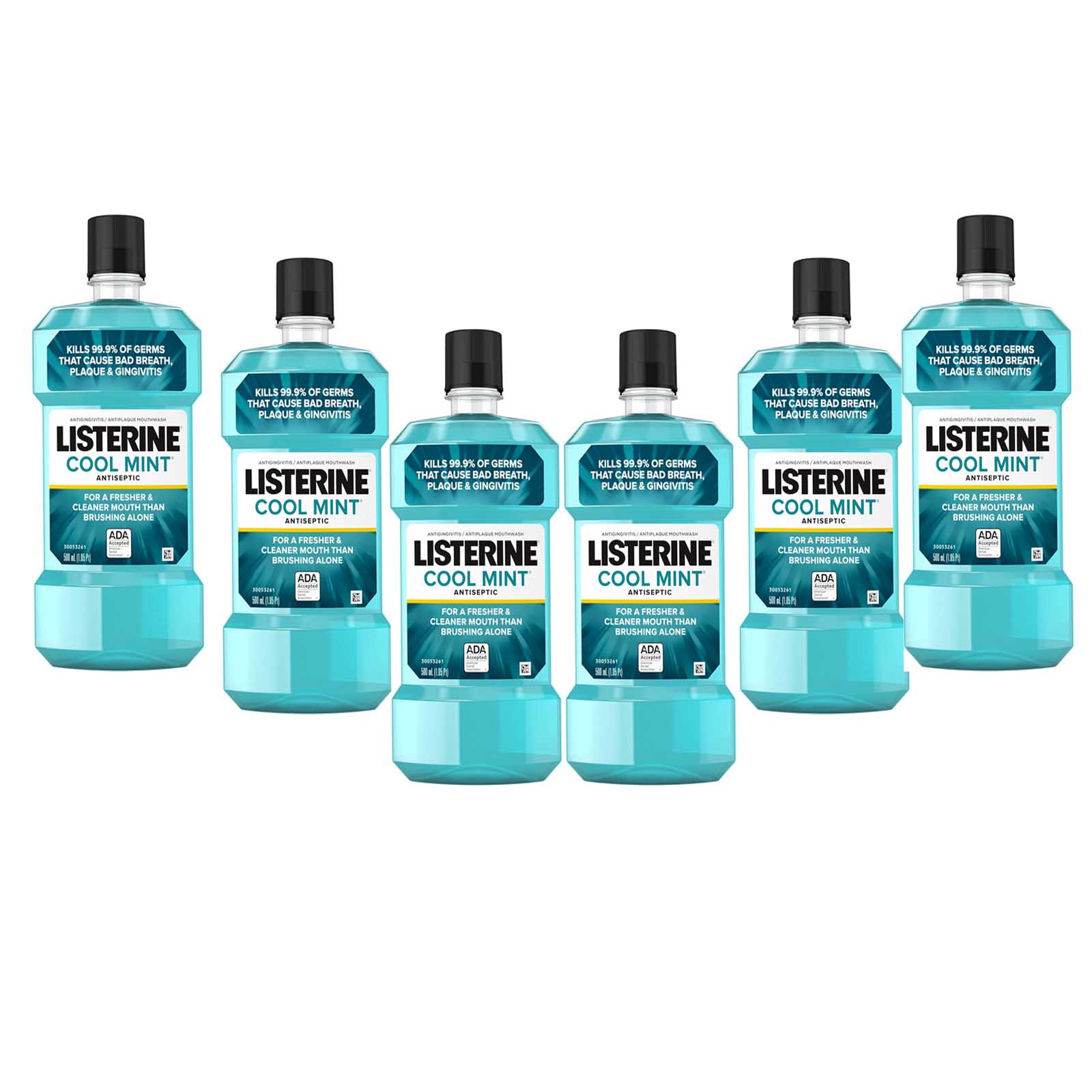 MOUTH WASH COOL MINT LISTERINE ( 6 X 500 ML )