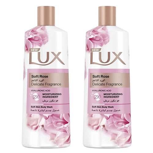  Lux Rose Moisturising Body Wash 2 x 500 ml