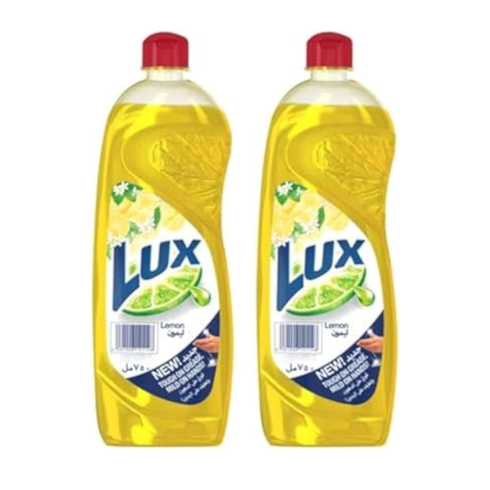 DISH WASHING LIQUID LEMON LUX ( 2 X 725 ML )