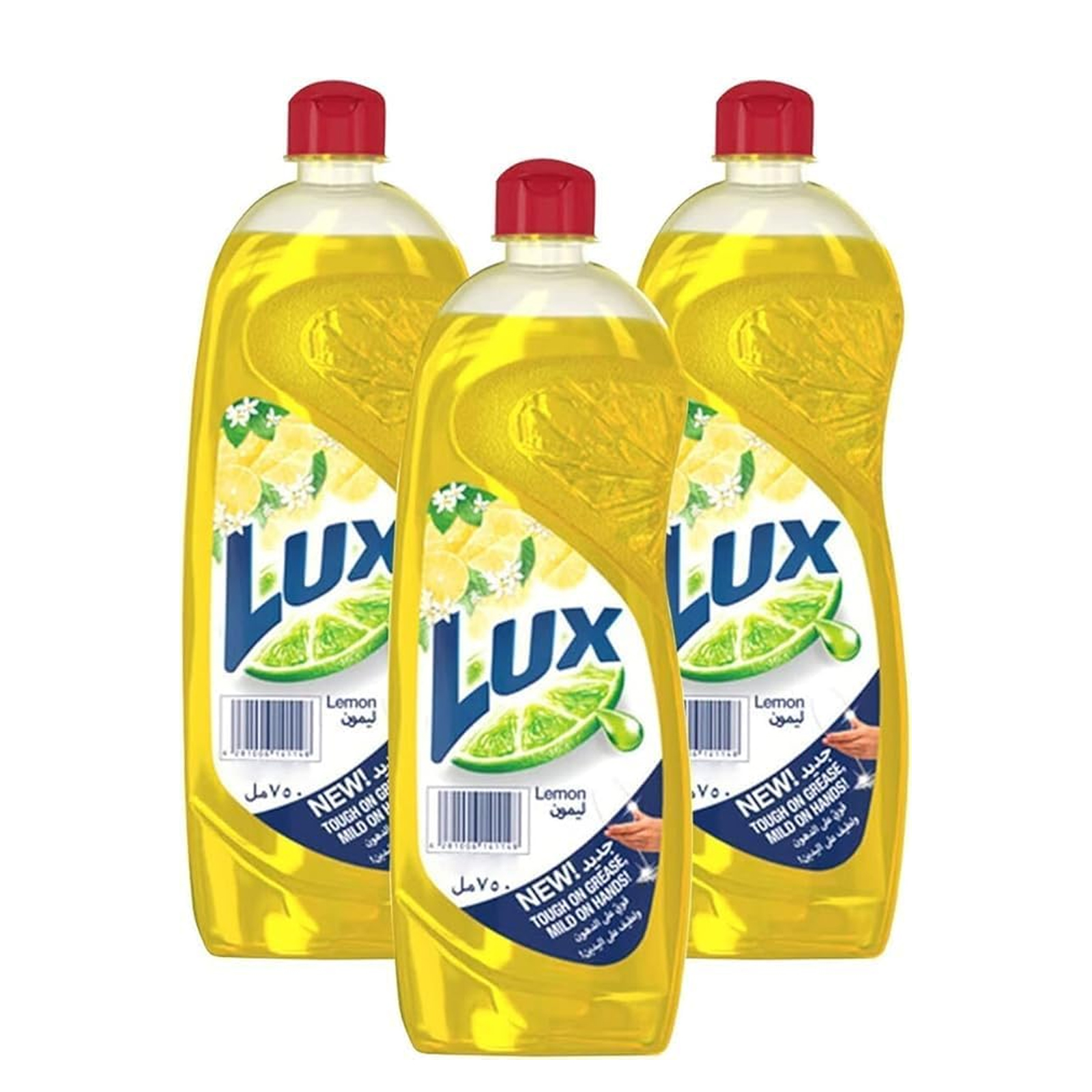 DISH WASHING LIQUID LEMON LUX ( 3 X 725 ML )