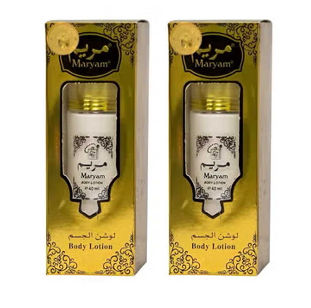 BODY LOTION FOR WOMEN GOLD MARYAM ( 2 X 40 ML )