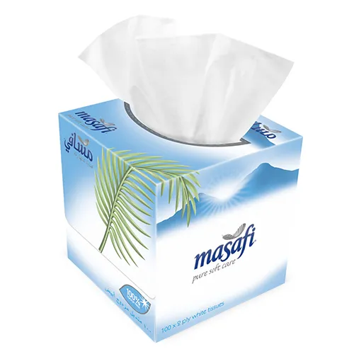 TISSUE SQUARE MASAFI 100 X 2 PLY ( PC )