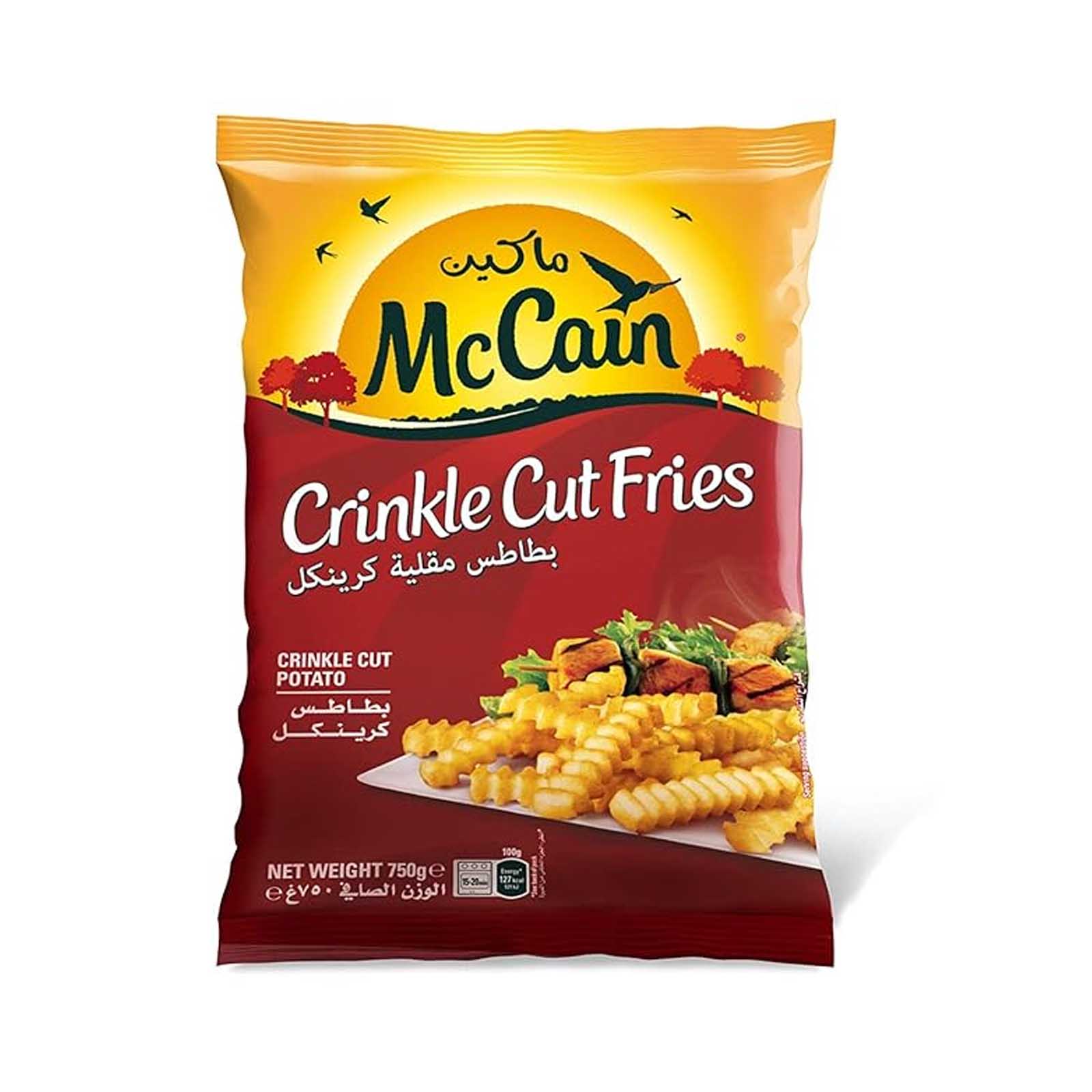 POTATO FRIES CRINKLE CUT MCCAIN ( 750 gm )