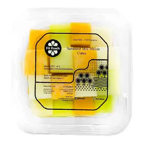 MIXED MELON CUBES ( 250 gm )